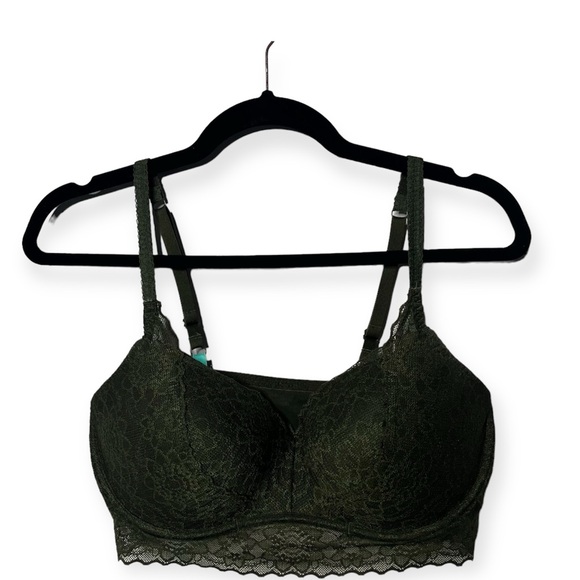 Pink Victoria Secret Push-Up Lace Bralette Bra - Picture 3 of 6